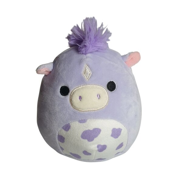 Meadow Horse Squishmallows 5 In Purple Lavender Unicorn Plush Toy Stuffed Animal - Picture 1 of 6